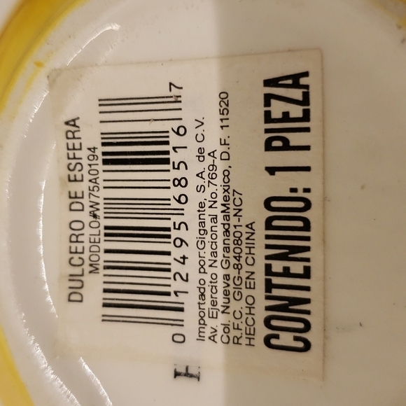 𝅺set of 2 Dulcero De Esfera ceramic Christmas soup cereal bowl ornament bowl - Picture 11 of 12